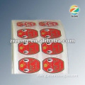 PP sticker, printed adhesive sticker